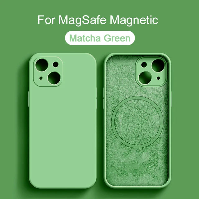 Silicone Magsafe Magnetic Iphone case